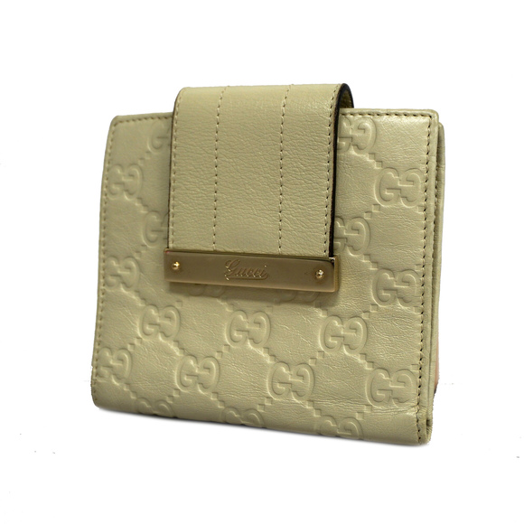 Gucci Accessories Auth Gucci Bifold Wallet 81669 Womens Leather